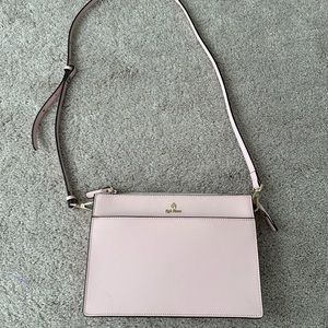 Pink Crossbody Purse - Red Fleece